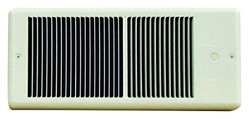 TPI HF4310RP Series 4300 Low Profile Fan Forced Wall Heater Without Thermostat Standard Ivory 1000/750 W