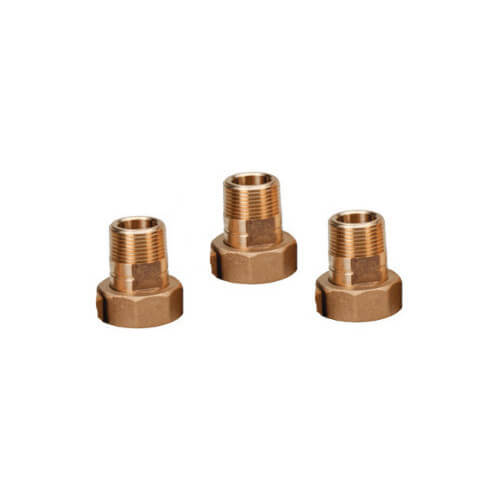 Taco 5123-006KIT 3/4 NPT Male Union for 5120 Water Temperature Mixing Valve with Gauge Set of 3
