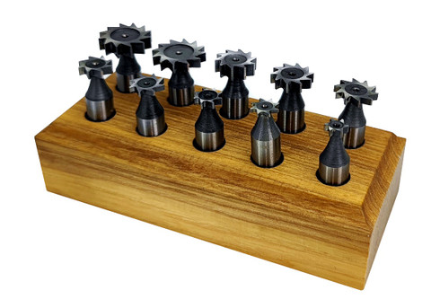HHIP 10 PIECE 1/2" SHANK WOODRUFF KEYSEAT CUTTER SET (2006-0452)