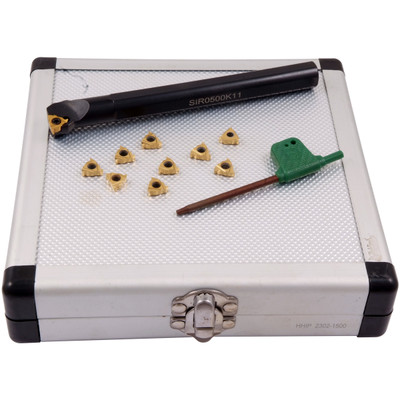 HHIP 1/2" INTERNAL INDEXABLE THREADING TOOL HOLDER & INSERT KIT (2302-1500)
