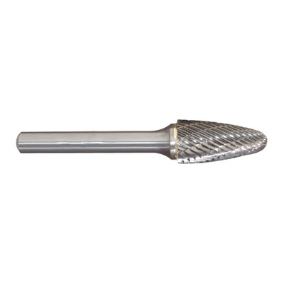 HHIP SF-5 ROUND NOSE TREE SHAPE DOUBLE-CUT CARBIDE BURRS (3000-0145)
