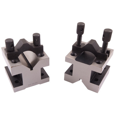 HHIP 1-3/8 L X 1-3/8 W X 1-3/16 H PRECISION V-BLOCK & CLAMP SET (3402-0001)