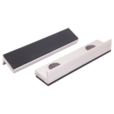 HHIP 3 X 1-1/8" ALUMINUM SOFT RUBBER-FACE VISE JAWS WITH MAGNET (3900-2271)