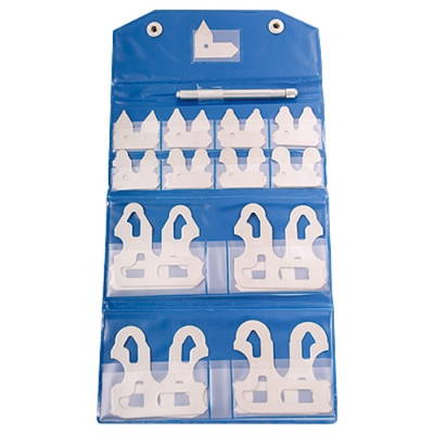HHIP 25 PIECE RADIUS GAGE SET IN PLASTIC CASE (4901-0040)