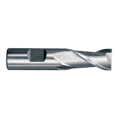 HHIP 1/4 X 3/8" 2 FLUTE HIGH SPEED STEEL SINGLE END CENTER CUT END MILL (5801-0250)