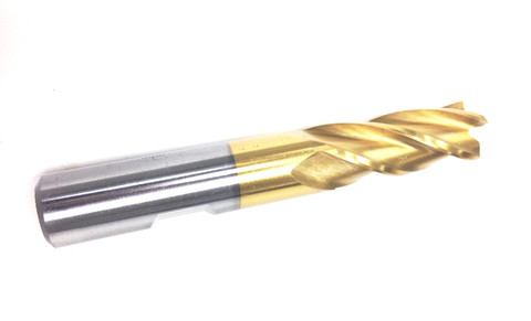 HHIP 5/16 X 3/8" 4 FLUTE TiN SINGLE END CENTER CUT END MILL (5828-0312)