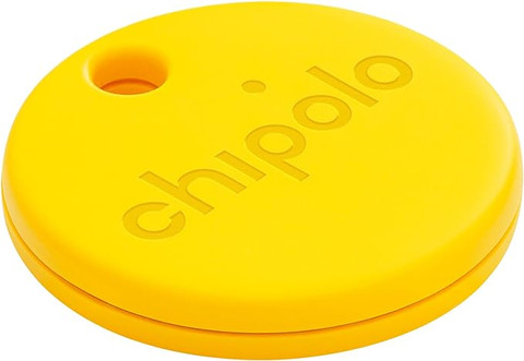 Chipolo One - Bluetooth Tracker - Yellow - Find Keys, Phone, Purse, etc. (CH-C19M-YW)