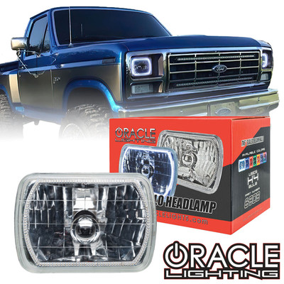 Oracle LightingPre-Installed 7x6 H6054 Sealed Beam Halo Headlight (6908-001, 6908-002, 6908-003, 6908-004, 6908-005, 6908-007, 6908-333)