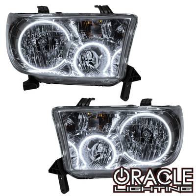 Oracle Lighting 2007-2013 Toyota Tundra Pre-Assembled LED Halo Headlights (7094-001, 7094-330, 7094-333, 7094-334, 7094-335, 7094-504)