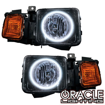 Oracle Lighting 2006-2010 Hummer H3 Pre-Assembled LED Halo Headlights (7133-001, 7133-330, 7133-333, 7133-334, 7133-335, 7133-504)