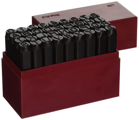 HHIP 3/16 WIDTH NUMBER & LETTER STAMP SET 0-9 AND A-Z (8016-0003)