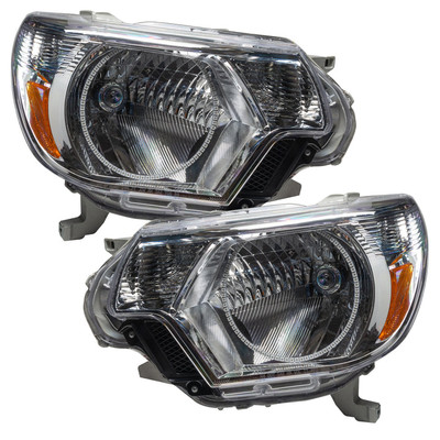 Oracle Lighting 2012-2015 Toyota Tacoma Pre-Assembled LED Halo Headlights - (Chrome Housing) (8163-001, 8163-330, 8163-333, 8163-334, 8163-335, 8163-504)