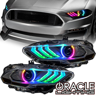 Oracle Lighting 2018-2023 Ford Mustang Black Series Dynamic ColorSHIFT LED Headlights (8204-332)