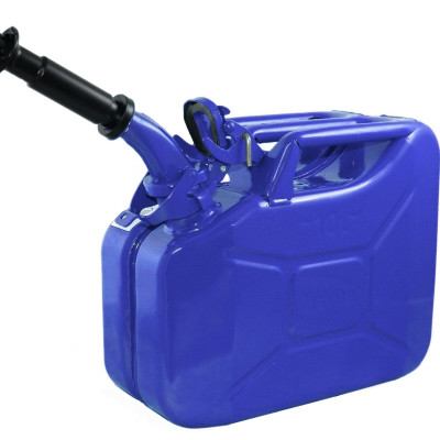 Wavian USA Gas Can Blue 10 Liter w/Nozzle (3023)