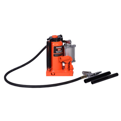AutoSport 12 Ton Air Hydraulic Welded Bottle Jack with Steel Handle (ASM2021)