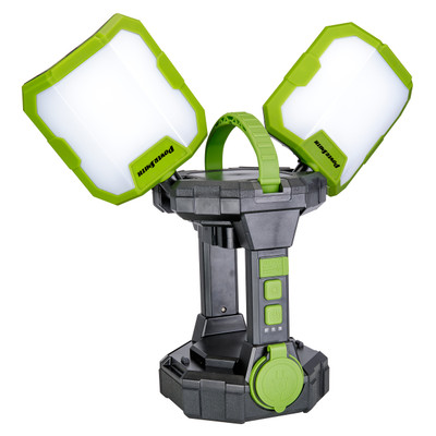 PowerSmith Voyager Cordless Work Light, Tool Battery/Extension Cord Powered, Light Only (PVLP50A-C)