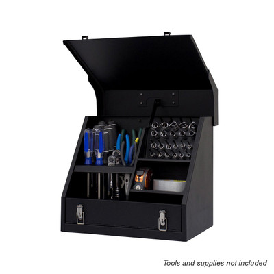 Montezuma 15 X 10.5 In. Steel Shopbox, Black (SB150B)