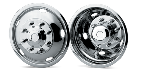 Mr. Lugnut 16-Inch Stainless Steel Universal Wheel Simulators (WS313U)