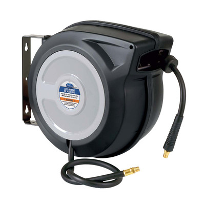 Eastwood 50ft Retractable Air Hose Reel with Hybrid Flex Polymer Hose (32499)