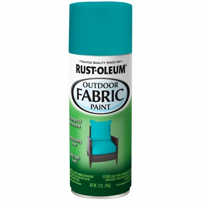 Turquoise Outdoor Fabric Spray Paint - 12 Oz Aerosol