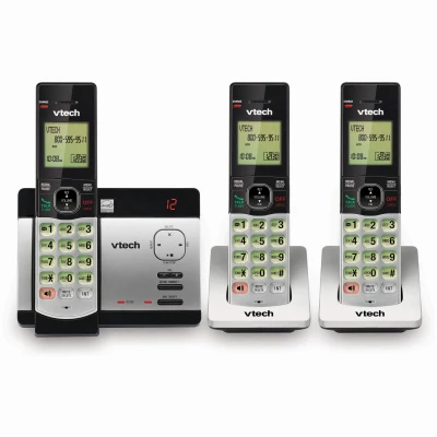 Cs5129-3 Dect 6.0 Cordless Phone System With 3 Handsets & Answering Machine