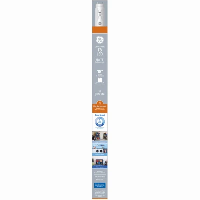 18" T8 Led Tube Light With Adjustable Color Temperatures