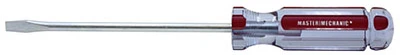 1/4 X 6-inch Round Slotted Cabinet Screwdriver With Ergonomic Handle