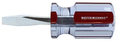 1/4" X 1-1/2" Stubby Square Slotted Keystone Screwdriver - Master Mechanic Model 103621