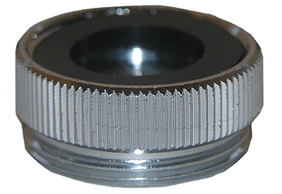 Chrome-plated Aerator Adapter For Chicago Faucets With Dual Thread Compatibility