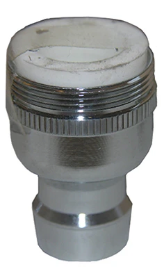 Dual-thread Snap Nipple With Integrated Faucet Aerator