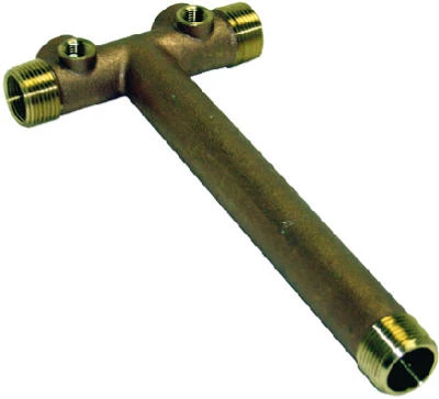 Durable 13" X 1-1/4" Brass Tank Tee Fitting