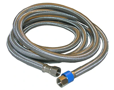 3/8 Inch Compression Appliance & Faucet Connector Hose - 96 Inch