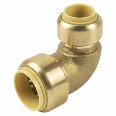 3/4" X 1/2" Copper 90° Push-on Elbow Connector
