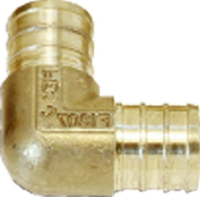 1-inch Pex Barb Insert Elbow - Lead-free Brass, 10-pack