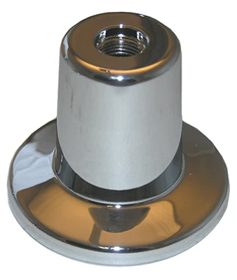 Central Brass Chrome Tub & Shower Escutcheon Set - 9/16" Top Diameter