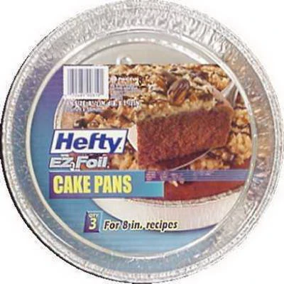 Ez Foil 3-pack 9" Round Disposable Cake Pans