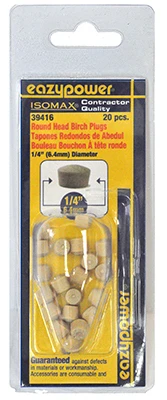 1/4-inch Round Head Dowel Plugs – Pack Of 20