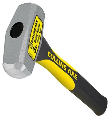 3 Lb Drilling Hammer With 10" Fiberglass Grip