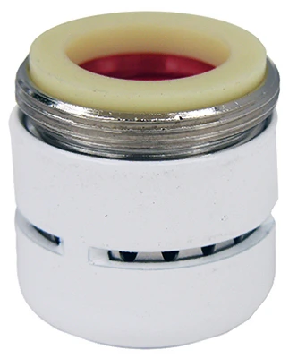 2.2 Gpm White Dual Thread Faucet Aerator