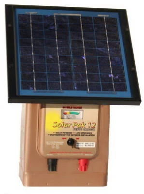 12v Solar Electric Fence Charger – 30-mile Range With Battery