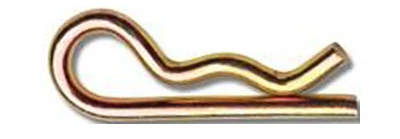 Yellow Zinc Hitch Pin Clip 0.177" X 3-3/4" – Heavy-duty Secure Fastener