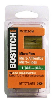 23-gauge Coated Pin Nails 1-1/4 Inch – 3,000 Pack