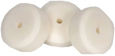 White 2" Round Salt Spool For Small Animals - 24 Pack