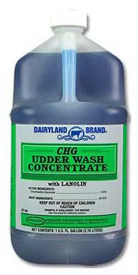 Chg Udder Wash With Lanolin, 1-gallon Concentrate For Livestock Health