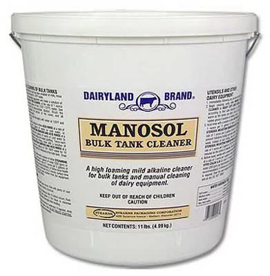 Manosol Alkaline Cleaner For Dairy Applications, 11 Pounds - High Foaming Powdered Cleaner
