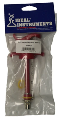 20cc Reusable Nylon Syringe With Dosing Nut & Luer Lock