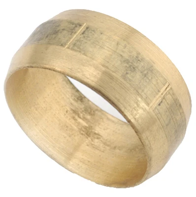 Lead-free Brass Compression Sleeve 1/2 Inch – 2 Pack