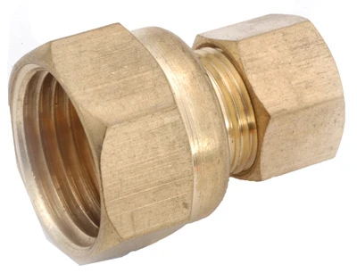 Lead-free 3/8" Male Compression To 1/4" Female Iron Pipe Adapter