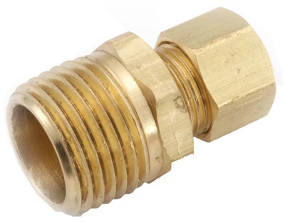 Lead-free 3/8" Compression To 1/2" Male Pipe Thread Adapter