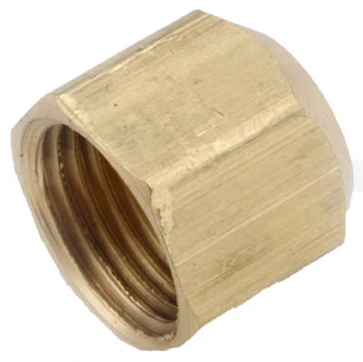 Lead-free 5/8 Inch Brass Flare Cap – Durable Plumbing Seal